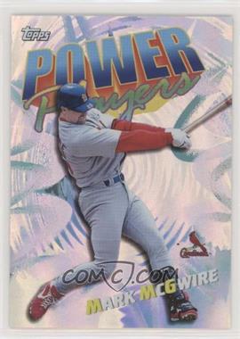 2000 Topps - Power Players #P3 - Mark McGwire