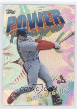 2000 Topps - Power Players #P3 - Mark McGwire