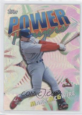 2000 Topps - Power Players #P3 - Mark McGwire