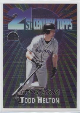 2000 Topps Chrome - 21st Century Topps #C10 - Todd Helton