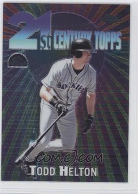 2000 Topps Chrome - 21st Century Topps #C10 - Todd Helton