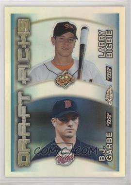 2000 Topps Chrome - [Base] - Refractor #209 - Draft Picks - Larry Bigbie, B.J. Garbe