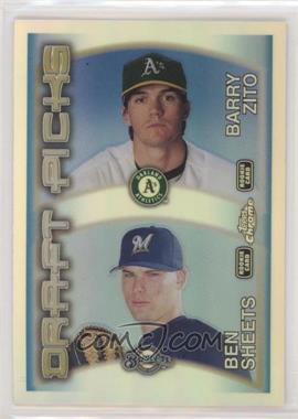 2000 Topps Chrome - [Base] - Refractor #451 - Draft Picks - Barry Zito, Ben Sheets