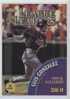 League Leaders - Luis Gonzalez, Derek Jeter [EX to NM]