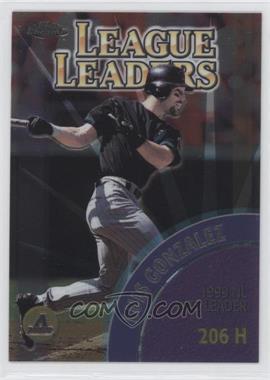 2000 Topps Chrome - [Base] #466 - League Leaders - Luis Gonzalez, Derek Jeter