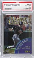 League Leaders - Luis Gonzalez, Derek Jeter [PSA 10 GEM MT]