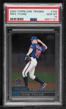 2000 Topps Chrome Traded & Rookies - Factory Set [Base] #T46 - Michael Young [PSA 10 GEM MT]