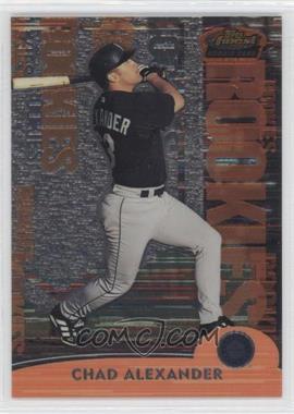 2000 Topps Finest - [Base] #254 - Chad Alexander /3000