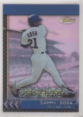 2000 Topps Finest - For the Record #FR7A - Sammy Sosa /355