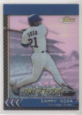 2000 Topps Finest - For the Record #FR7A - Sammy Sosa /355