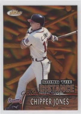 2000 Topps Finest - Going The Distance #GTD4 - Chipper Jones