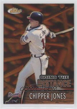 2000 Topps Finest - Going The Distance #GTD4 - Chipper Jones