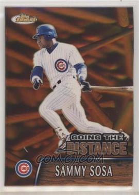 2000 Topps Finest - Going The Distance #GTD6 - Sammy Sosa