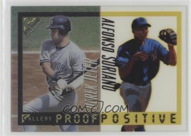 2000 Topps Gallery - Proof Positive #P2 - Alfonso Soriano, Derek Jeter