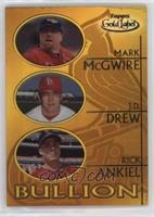 Mark McGwire, J.D. Drew, Rick Ankiel [EX to NM]