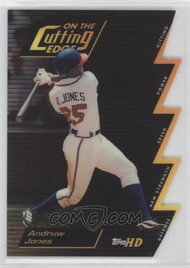 2000 Topps HD - On the Cutting Edge #CE1 - Andruw Jones [Good to VG‑EX]