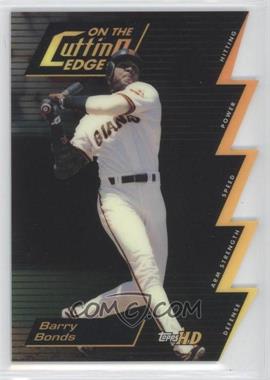 2000 Topps HD - On the Cutting Edge #CE3 - Barry Bonds