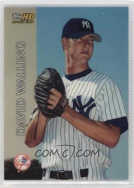 2000 Topps HD - Promos #PP3 - David Walling [EX to NM]