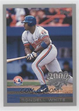 2000 Topps Opening Day - [Base] #123 - Rondell White