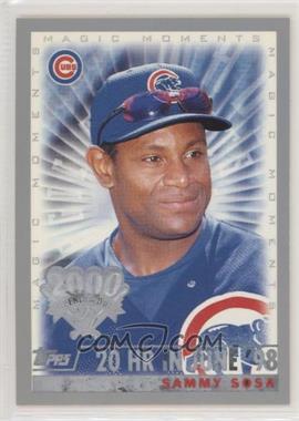 2000 Topps Opening Day - [Base] #162 - Sammy Sosa