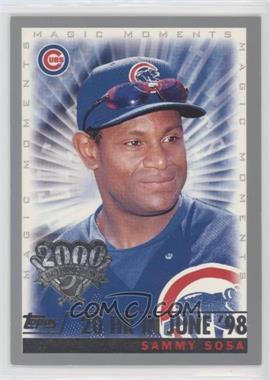 2000 Topps Opening Day - [Base] #162 - Sammy Sosa