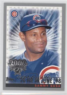 2000 Topps Opening Day - [Base] #162 - Sammy Sosa