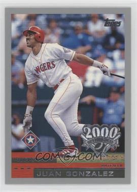 2000 Topps Opening Day - [Base] #20 - Juan Gonzalez