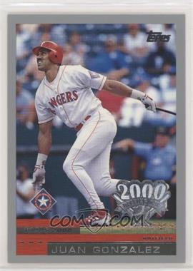 2000 Topps Opening Day - [Base] #20 - Juan Gonzalez