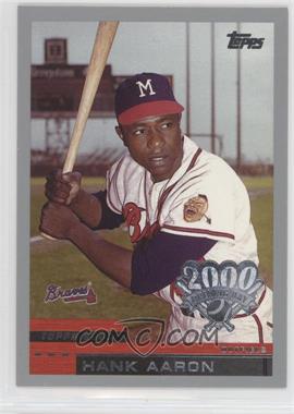 2000 Topps Opening Day - [Base] #22 - Hank Aaron