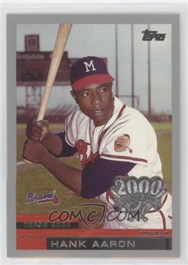 2000 Topps Opening Day - [Base] #22 - Hank Aaron