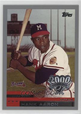 2000 Topps Opening Day - [Base] #22 - Hank Aaron