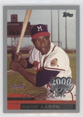 2000 Topps Opening Day - [Base] #22 - Hank Aaron