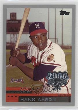 2000 Topps Opening Day - [Base] #22 - Hank Aaron