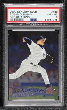 2000 Topps Stadium Club - [Base] - One of a Kind #188 - Roger Clemens /150 [PSA 8 NM‑MT]