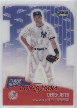 2000 Topps Stadium Club Chrome - Clear Shots - Refractor Die-Cut #CS1 - Derek Jeter