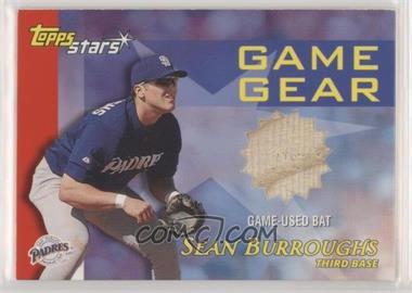 2000 Topps Stars - Game Gear Bats #GGB2 - Sean Burroughs