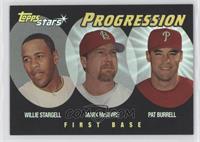 Willie Stargell, Pat Burrell, Mark McGwire