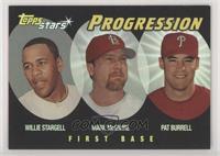 Willie Stargell, Pat Burrell, Mark McGwire