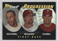 Willie Stargell, Pat Burrell, Mark McGwire