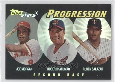 2000 Topps Stars - Progression #P4 - Roberto Alomar, Joe Morgan, Ruben Salazar