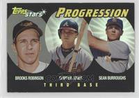 Sean Burroughs, Brooks Robinson, Chipper Jones