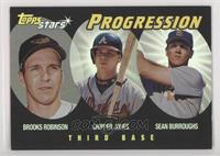 Sean Burroughs, Brooks Robinson, Chipper Jones