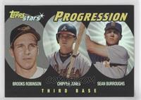 Sean Burroughs, Brooks Robinson, Chipper Jones