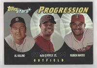 Al Kaline, Ken Griffey Jr., Ruben Mateo