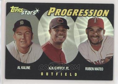 2000 Topps Stars - Progression #P8 - Al Kaline, Ken Griffey Jr., Ruben Mateo [EX to NM]