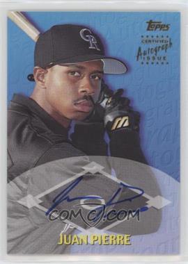 2000 Topps Traded - Autographs #TTA34 - Juan Pierre