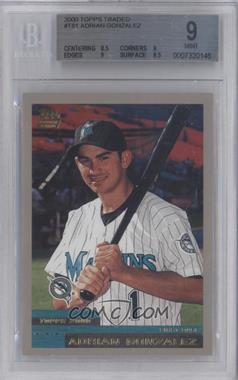 2000 Topps Traded - [Base] #T81 - Adrian Gonzalez [BGS 9 MINT]