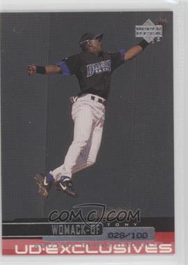 2000 Upper Deck - [Base] - UD Exclusives Silver #37 - Tony Womack /100