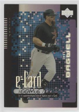 2000 Upper Deck - E-card #E4 - Jeff Bagwell