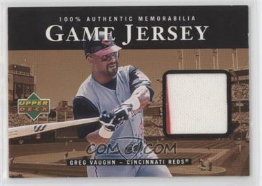 2000 Upper Deck - Game Jersey #GV - Greg Vaughn